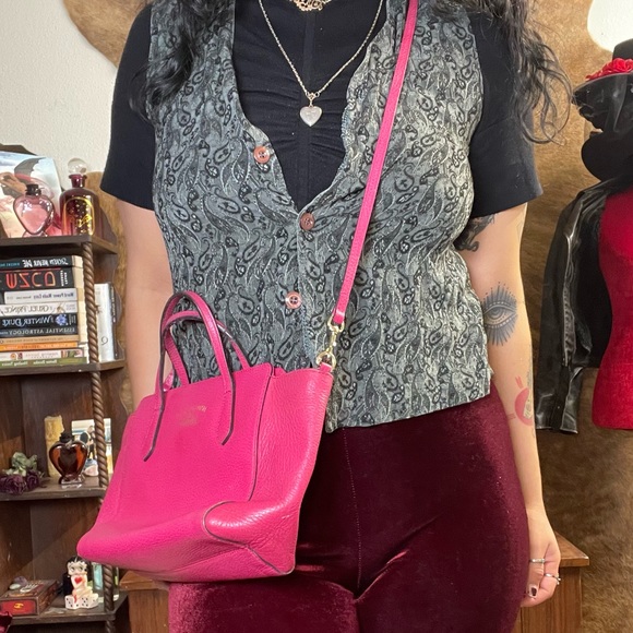 GUCCI magenta swing bag - Picture 15 of 16